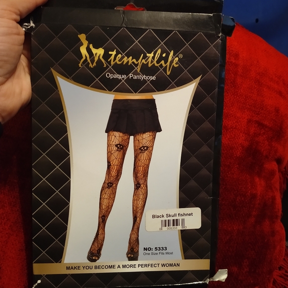 Black 💀 skull fishnet - Picture 2 of 5